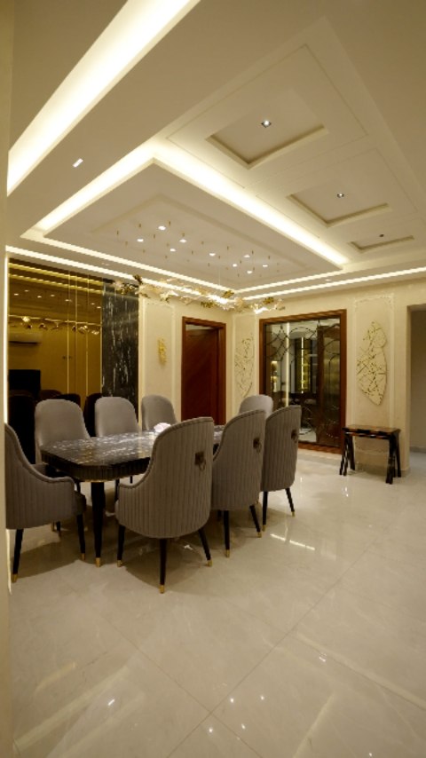 Modern Sophistication: A Dining and Kitchen Reveal in DHA Multan