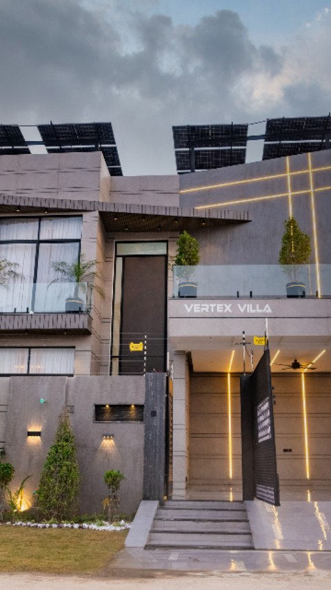 Vertex Villa: Redefining Modern Elevation and Luxury Architecture in DHA Multan