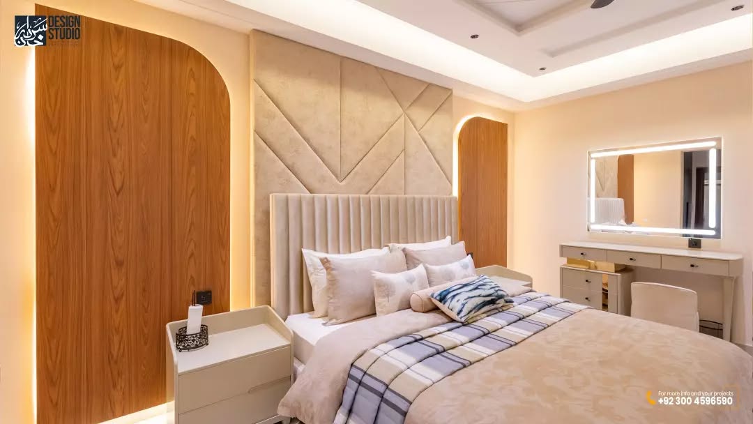 Minimalist wardrobe design - Modern House Design DHA Multan