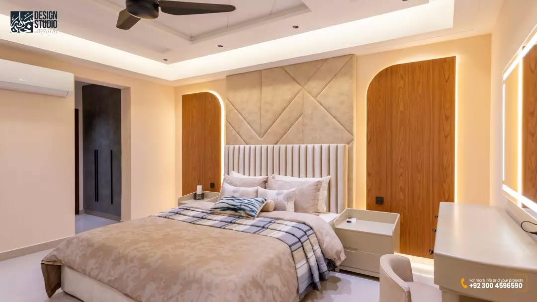 Modern House Design DHA Multan: Timeless Bedroom Luxury