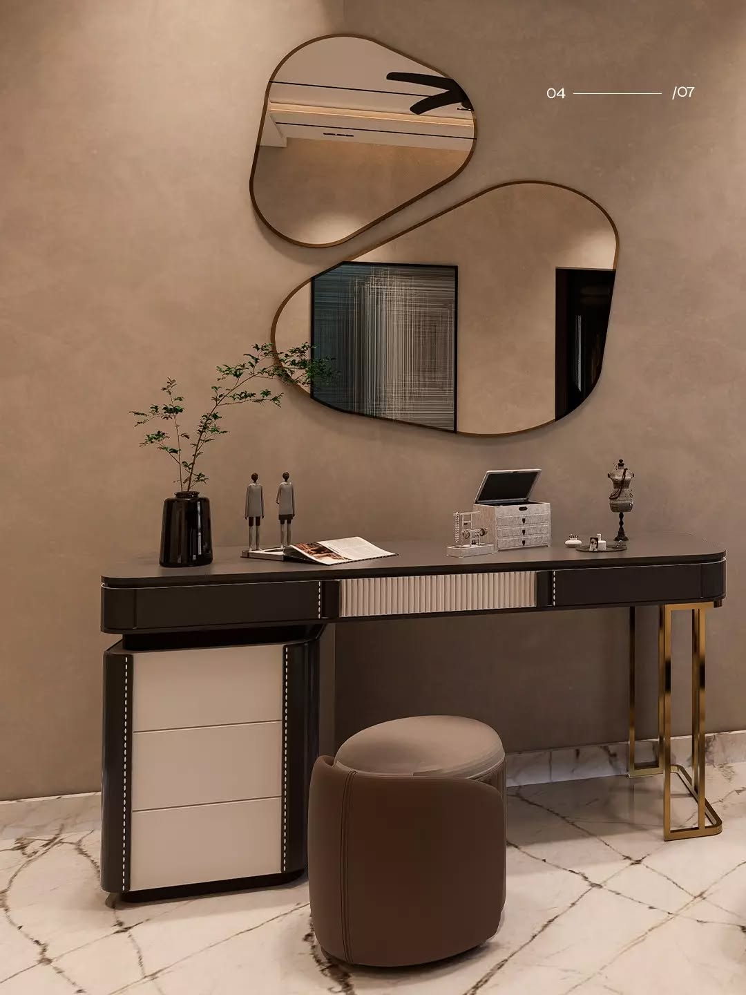 Media wall and console - Contemporary Design Pakistan