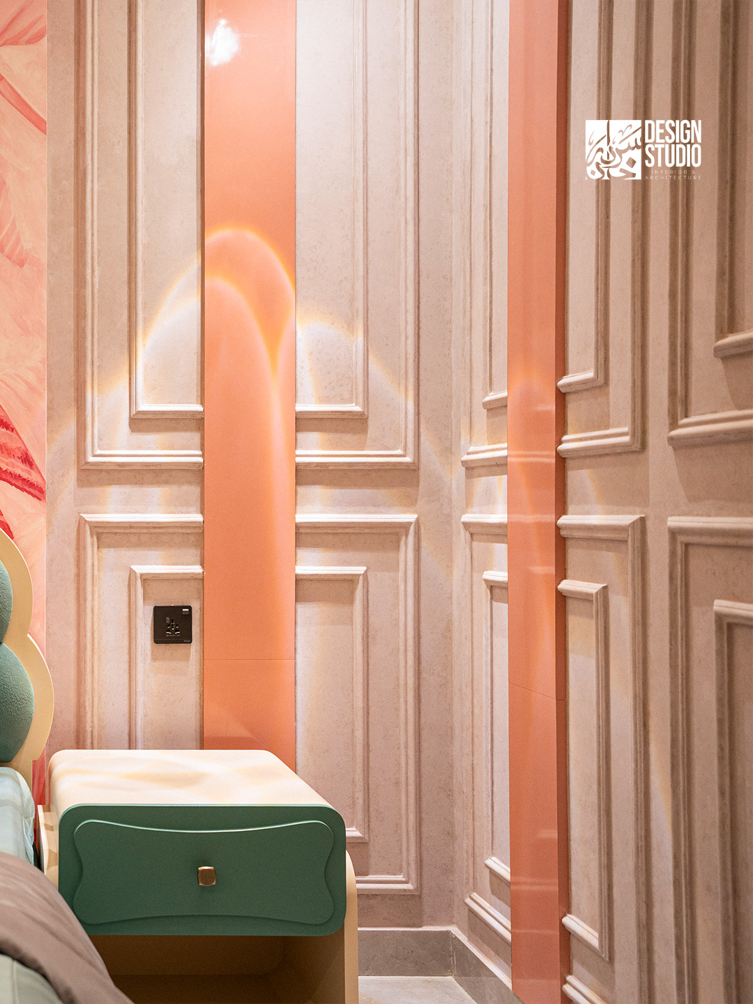 Full view of girl's luxury bedroom - Contemporary Design Pakistan
