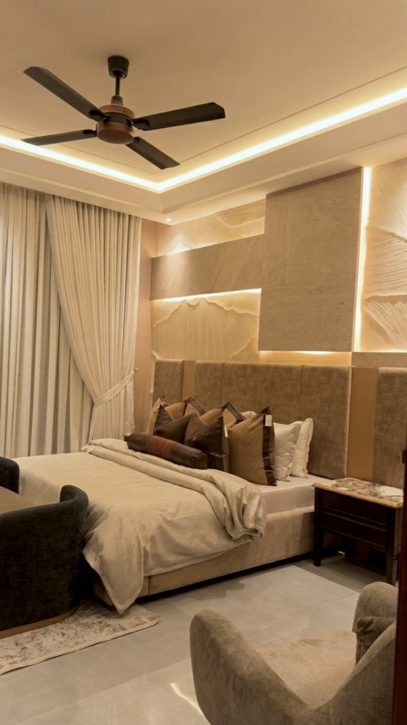 Luxury Home Interior Design Multan: Bedroom Walkthrough