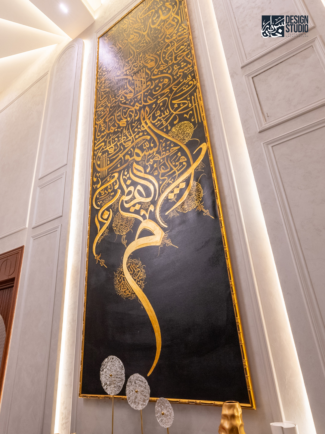 Lobby corridor with consistent design elements - Architectural Design Multan